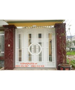 Alternative view of MẪU CỬA CỔNG SẮT HIỆN ĐẠI CHO BIỆT THỰ NHÀ PHỐ